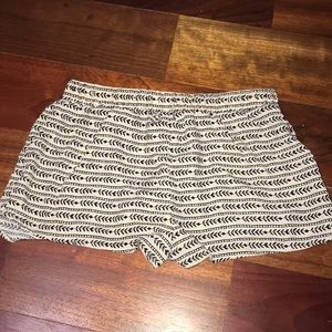 Fancy patterned shorts